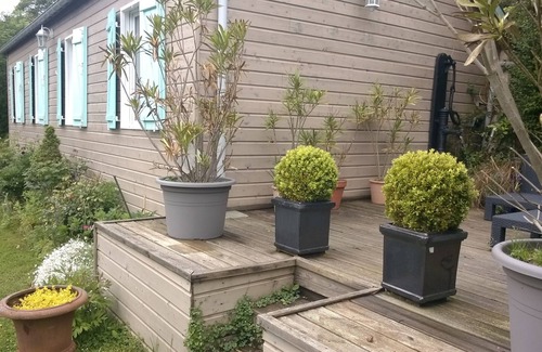 Veulettes-sur-Mer Cabaña | Encantadora casa de campo a 200 metros de la playa, en hermosa propiedad arbolada