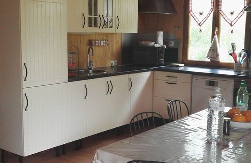 Thoire-sur-Dinan Cabaña | Casa rural de madera con jardín, fibra óptica y vistas a la campiña