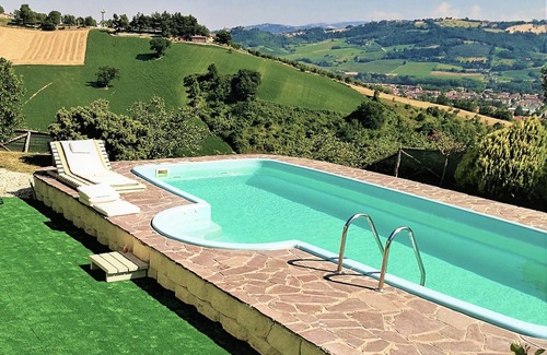 Castelplanio Casa | Charmy Villa Sole con piscina privada y spa Ofuro en la región de Marche, Italia