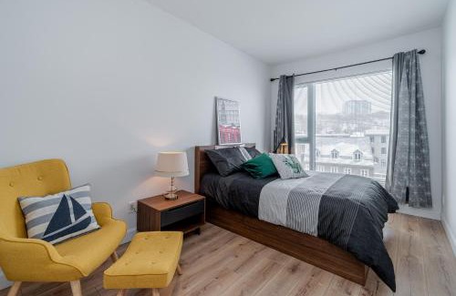 La Cite-Limoilou Chalet De Esquí | Condo Old Quebec - Gym - AC - Indoor Parking - Rooftop