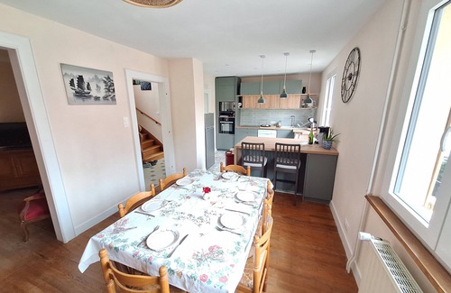 Gingsheim Casa | Cosy house 6-8 people, near Strasbourg, quiet, garden, table tennis, hen