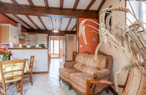 Barneville-Carteret Casa | Precioso apartamento en villa para 4 personas con WIFI, TV, terraza y vista panorámica