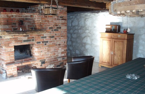 Haeska Cabaña | Cosy coast front house with spectacular sea view, fire place and sauna