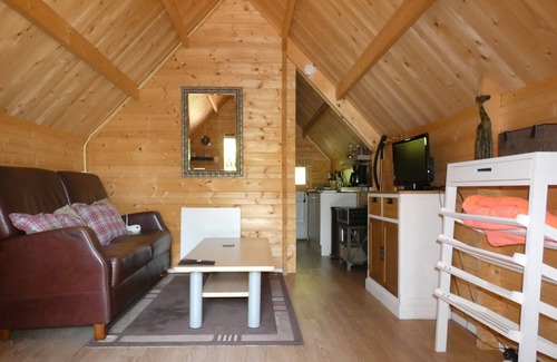 Marum Cabina | Cosy log cabin for rent against the forest edge on the border of Friesland/Groningen/Dr.