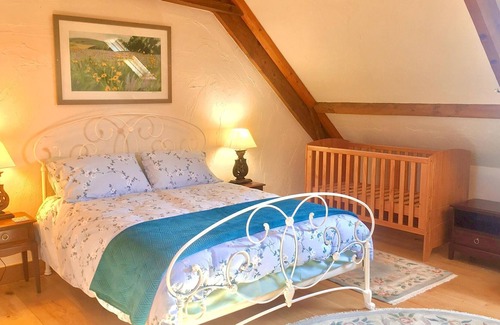 Sainte-Marguerite-d'Elle Casa | Casa de piedra en Sainte-Marguerite-d'Elle con jardín