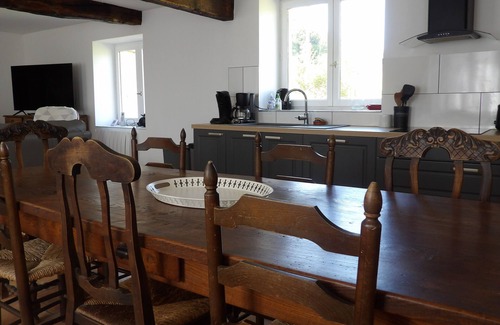 Vittefleur Cabaña | COTTAGE DE VITTEFLEUR fully renovated, living room 50 m2, large enclosed garden, 3 ears of corn