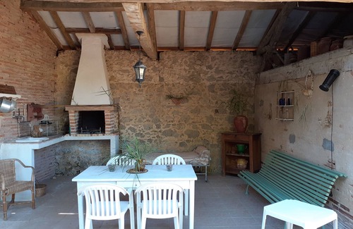 Sainte-Maure-de-Peyriac Cabaña | Country house with wooded garden in the heart of a village