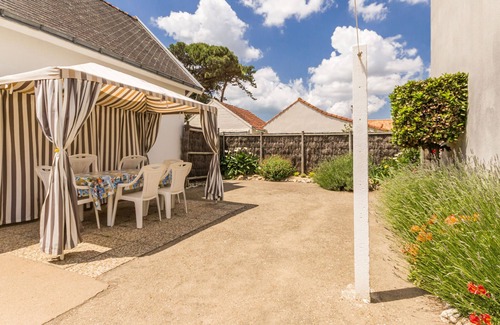 La Bernerie-en-Retz Cabaña | Casa acogedora a 30m de la playa con jardín cerrado y equipo de pesca en La Bernerie-en-Retz