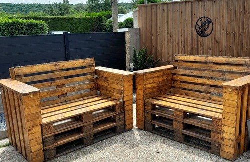 Vilosnes-Haraumont Cabaña | Escapada en la naturaleza: casa loft para 2 personas con jardín y terrazas