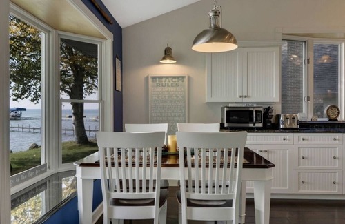 Mullett Lake Cabaña | Cozy Mullett Lake Paradise- Lakefront property with Year-Round Recreation!!!