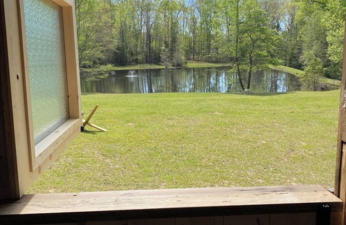 Greenwood Cabina | Cozy Off Grid Cabin w/pond for fishing.