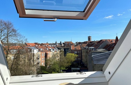 Midtbyen Apartamento | Cozy penthouse apartment located on Frederiksbjerg in Aarhus c