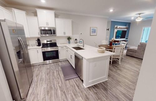 Calabash Condominio | Coastal Golf Retreat: New 1st-Floor Crow Creek Condo!