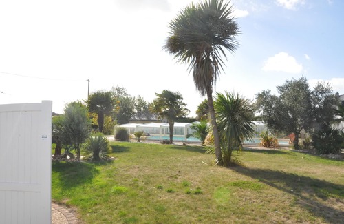 Plouharnel Villa | La palmeraie de Crucuno, villa con piscina climatizada hasta 13 personas