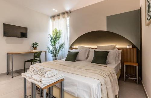Casal Bertone Apartamento | Dafne room Ampio nido, vera promessa di relax