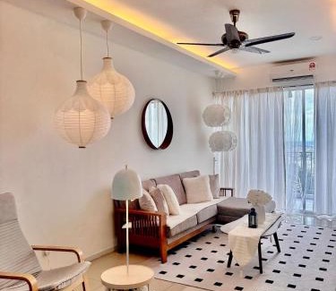 Larut Apartamento | Dandelion 3BR Apt Near lake garden