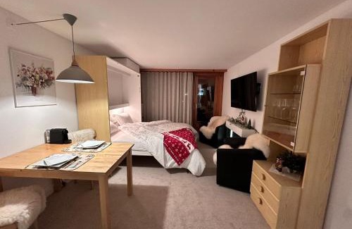 Meierhof Apartamento | Davos Mountain View Studio 200 m Skilift Parsenn