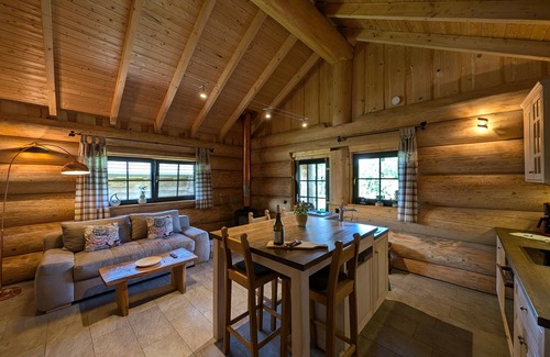 Gross Nemerow Cabina | Log Cabins Naturstamm Ferienhaus Müritz 12 - Feriendorf Tollensesee