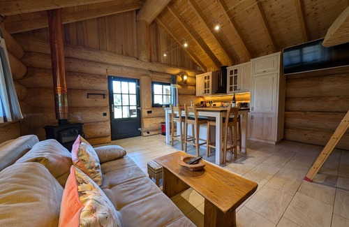 Gross Nemerow Cabina | Log Cabins Naturstammhaus Usedom 18 - Feriendorf Tollensesee