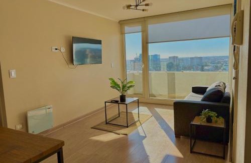 Chillan Apartamento | Departamento 3 piezas Centro Chillan - Parking - Vista