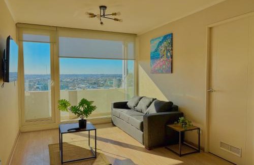 Chillan Apartamento | Departamento 3 piezas Centro Chillan - Parking - Vista