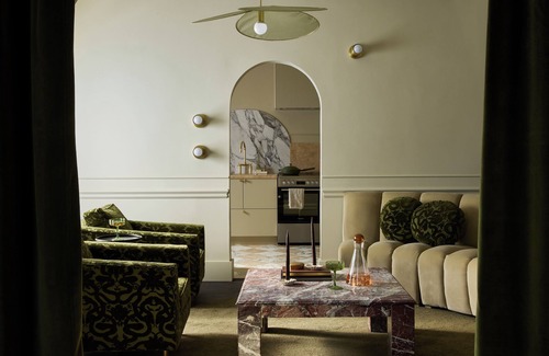 Stratford Hotel | Designed for two couples, friends or a family, flat four is one of the edgiest suites in Hotel Julie