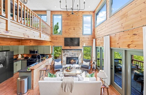 Clayton Casa | Designer Chic Mountain Home Minutes From Downtown Clayton & Lake Burton