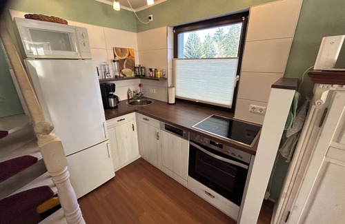 Frauenstein Casa | Casa unifamiliar y jardín con vistas a las ruinas del castillo de Frauenstein