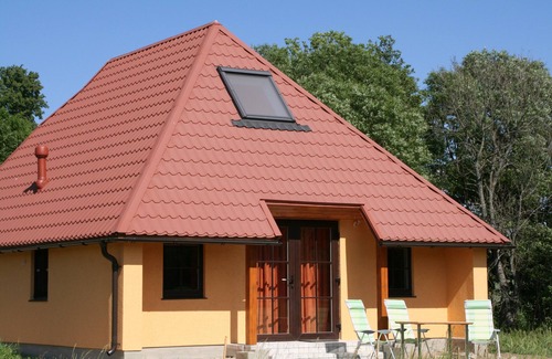 Kuldiga Cabaña | Casa unifamiliar rodeada de bosques y prados, a 250 m del lago.
