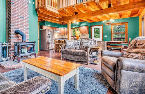 Bryant Pond Casa | Dog-friendly house among the trees near skiing with wood stove & washer/dryer