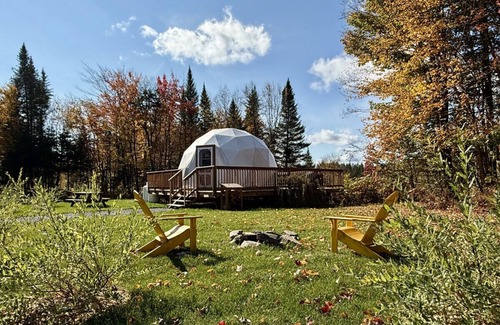 Saint-Gabriel-de-Valcartier Casa | Dome # 1 with view to the mountains
