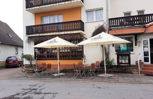 Bullau Cabaña | Habitación doble 1 - Gasthaus Pension Schumbert