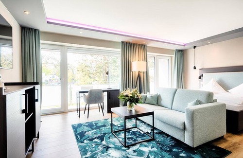 Gerolstein Casa | Habitación doble ducha / WC, vista al lago - Seehotel am Stausee