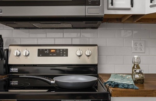 West Newton Casa | Downtown Access | 3BR Ranch Retreat with Fire-Pit