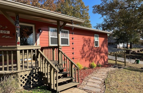 Cotter Casa | Downtown Cotter Retreat -- Great Outdoor Space!! 200 feet of String Lights!