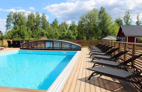 Vackelsang Chalet De Esquí | Dream location on the lake with pool, internet, sauna, fire place and boat with electric engine