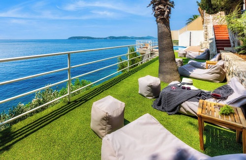 Lozica Villa | Dubrovnik Playa privada y piscina Villa con encanto frente al mar para 10