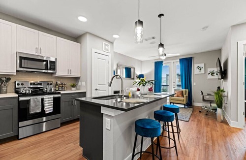 Fort Worth Apartamento | Elegant King Bed Apt w/ Pool + Gym + Free Parking