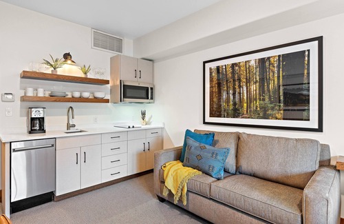 Tamarack Apartamento | Elegant King Studio | Pet friendly