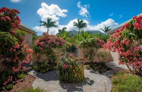 Barnes Ghaut Villa | Elegante y espaciosa villa moderna con piscina infinita y vistas impresionantes. Duerme 8-10