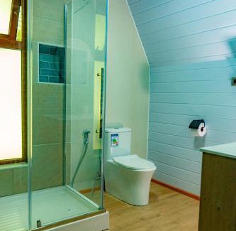 Pucon Cabina | Enarbol Lodge, Hot Tube en terraza