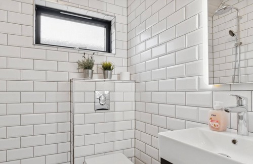 Nymindegab Casa | Enjoy a wonderful vacation near the fjord in this comfortable vacation home.