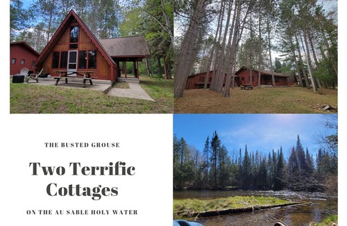 Grayling Cabaña | Enjoy two classic cottages in the heart of Michigan's most famed river