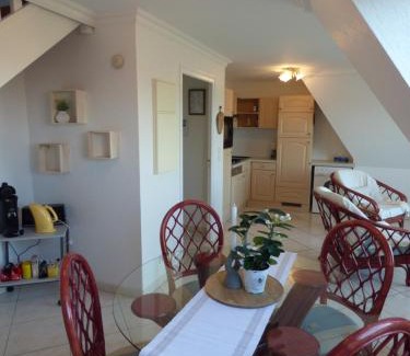 Fort-Mahon-Plage Apartamento | Escapade Sarah, appartement duplex