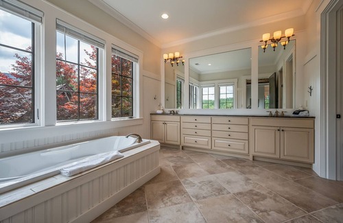 Mill Spring Casa | Escape at Bright's Creek Reserve: Large 5 BR Home w/ Mountain Views and Private Pool!