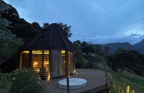 Choachi Cabaña | Espectacular Cabaña en el Hotel Tsia Bie en Choachí