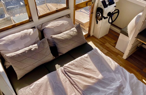 Ketzin/Havel Alquiler De Eote | Exceptional houseboat on the Havel in Potsdam and Berlin