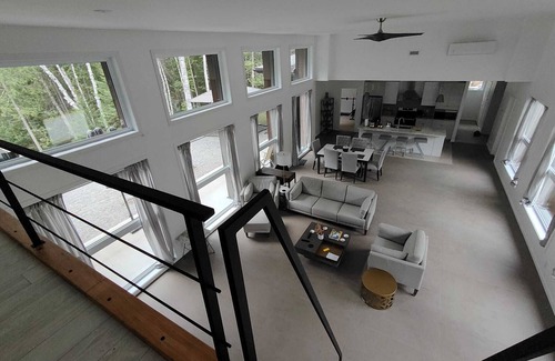 Nominingue Casa | Expansive Lakefront modern retreat nestled by nature, huge windows ,4 bedroom