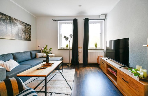 Cottbus Apartamento | Fürst-Pückler-Apartment bis 6 Personen Waschmaschine Küche 2x Parkplätze Terrasse Netflix