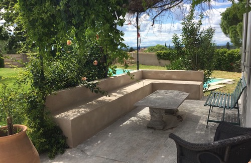 Sablet Casa | Casa, casa rural en Provenza 10 ´ de Vaison la romaine; jardín cerrado * 12 pers, 240 m2